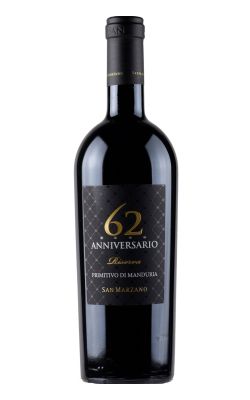 San Marzano Anniversario 62 Primitivo di Manduria DOP Riserva 2020
